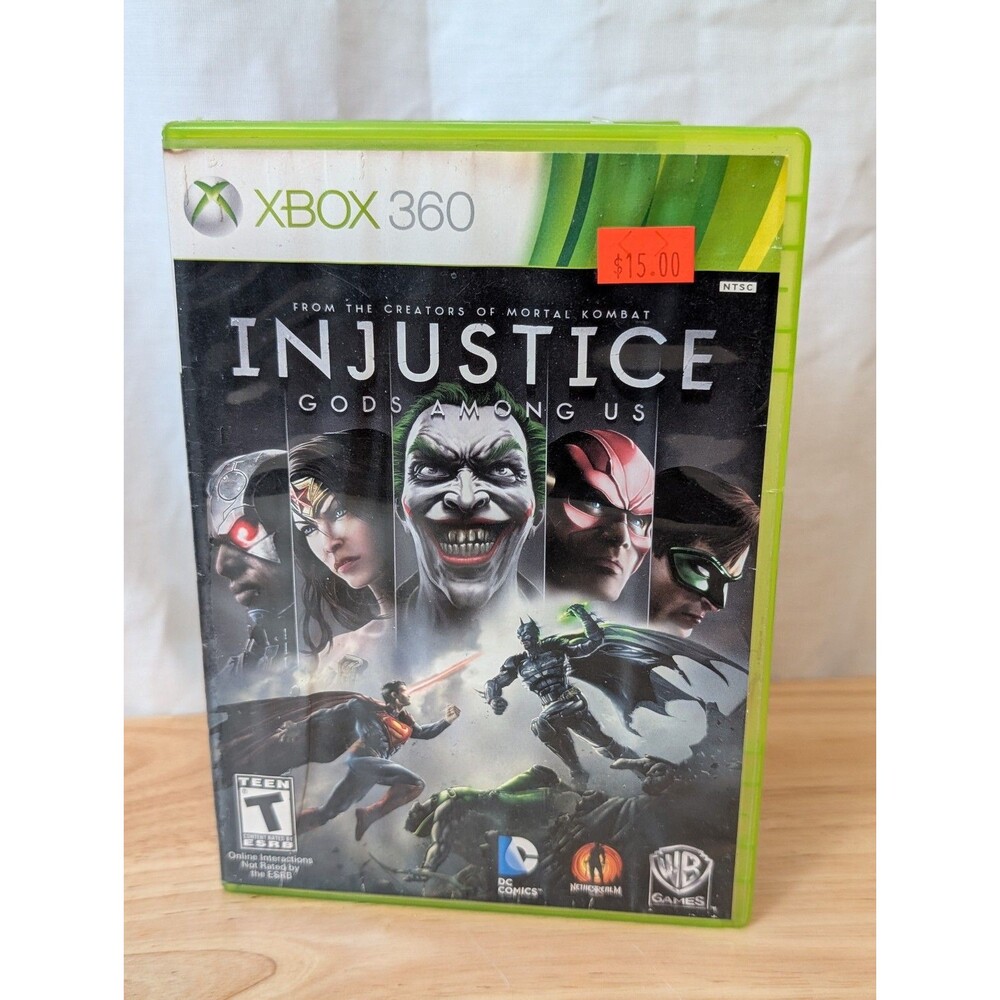 Injustice: Gods Among Us - Microsoft Xbox 360 Tested CIB Complete
